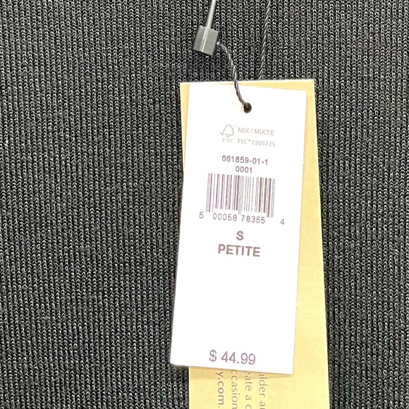 Banana Republic, small, petite blouse, Black light weight new with tags … - Picture 4 of 5